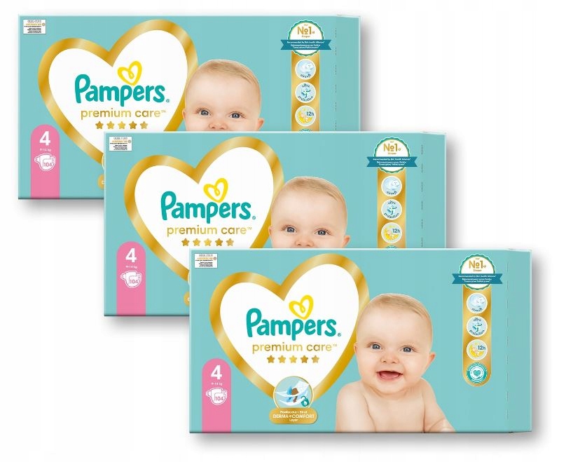 pampers 3 52szt