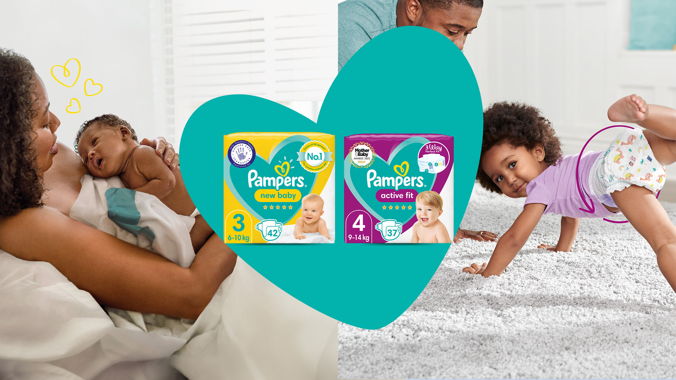 pieluchy pampers pure