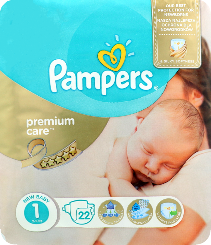 pampers new baby dry pępek