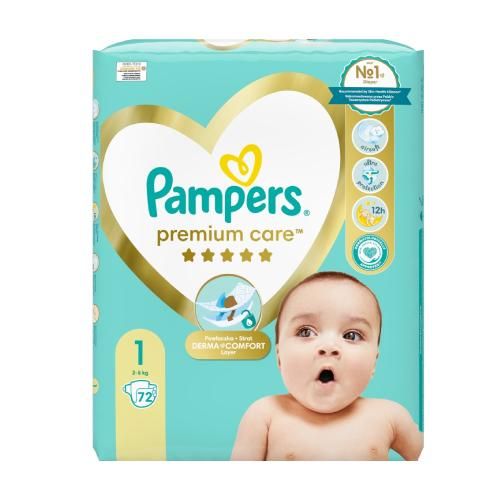 pampers białe