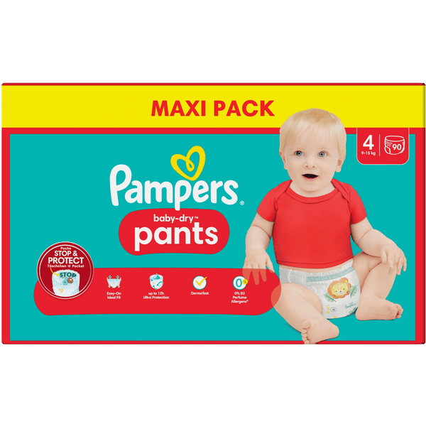 pampers baby dry pants couches-culottes taille 4 9-15 kg pack