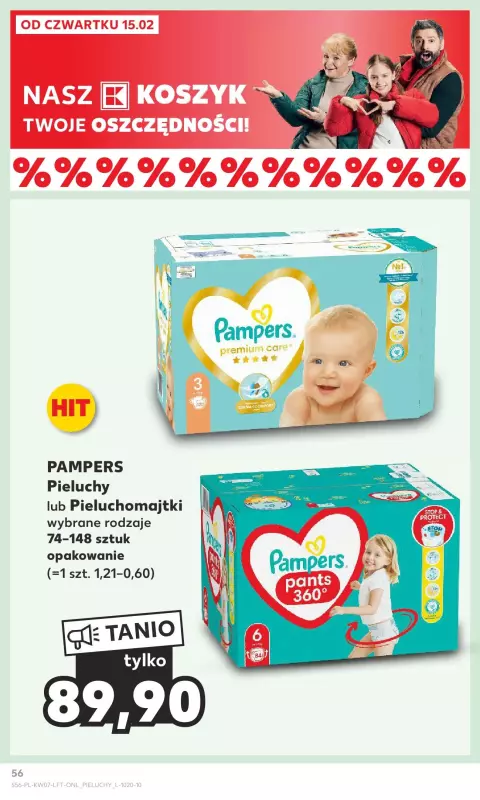 pampers midi co to znaczy