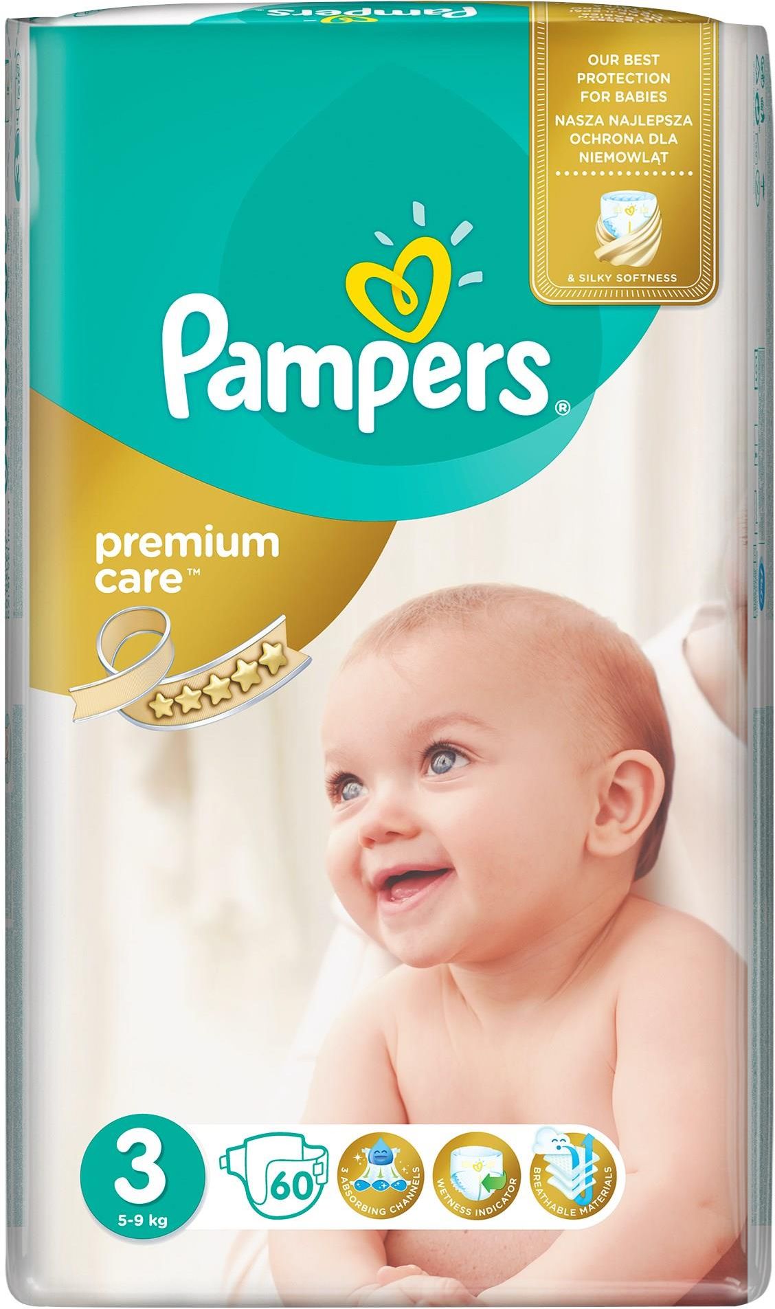 pampers premium care 3 po ile pakowane