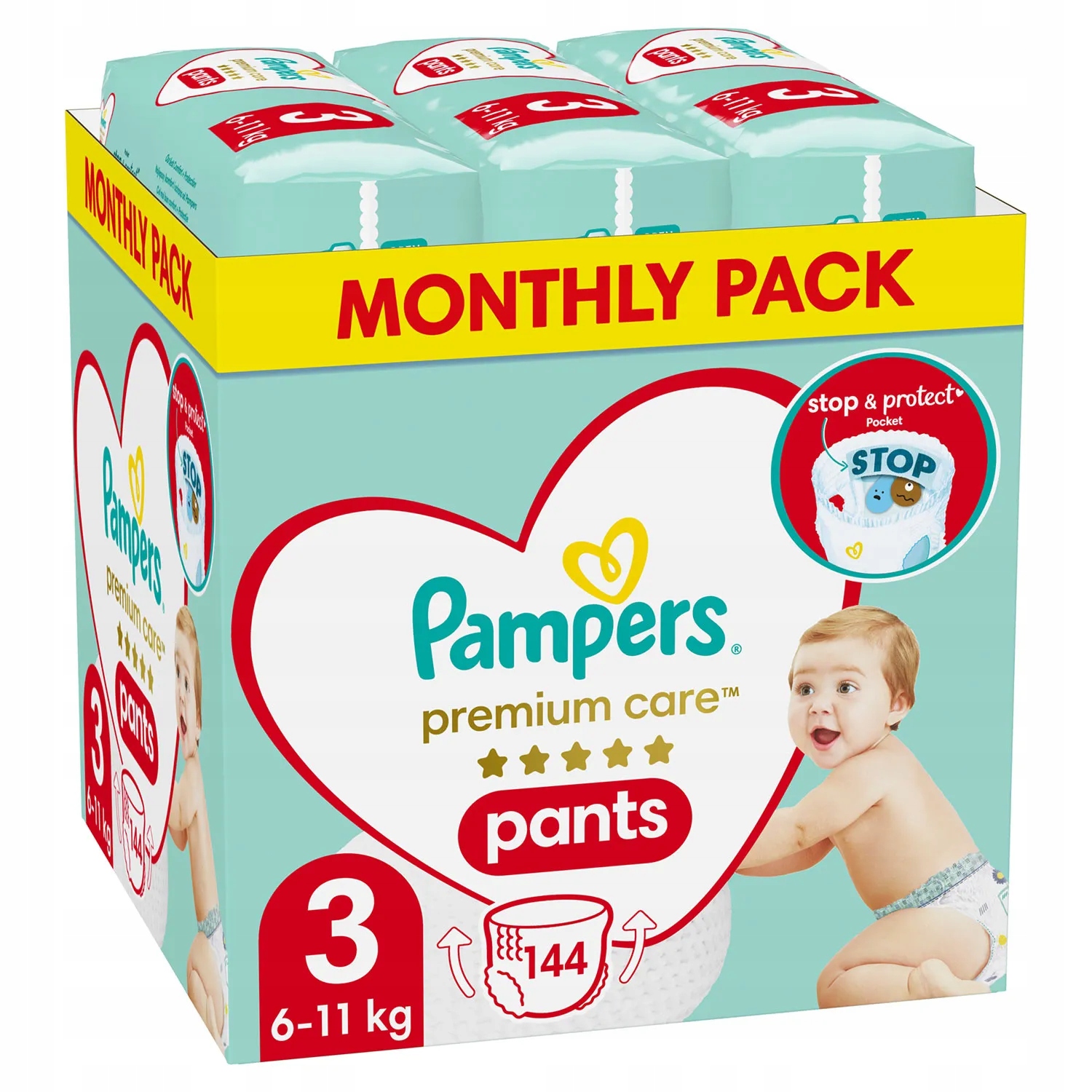 pieluchy pampers midi