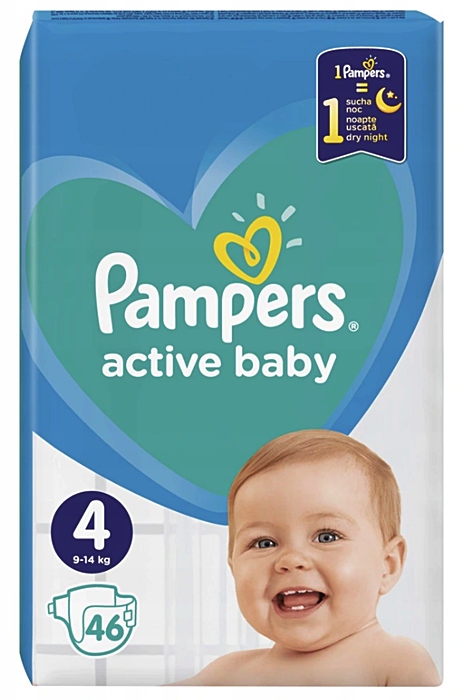 pampers active baby 4 cena