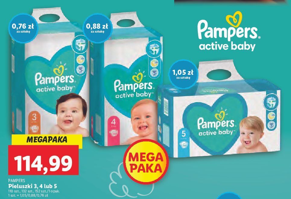 pieluchomajtki pampers pants chlonne kanaliki