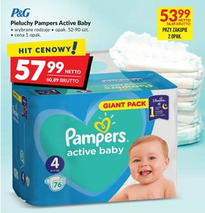 pampers active baby 4 74 szt