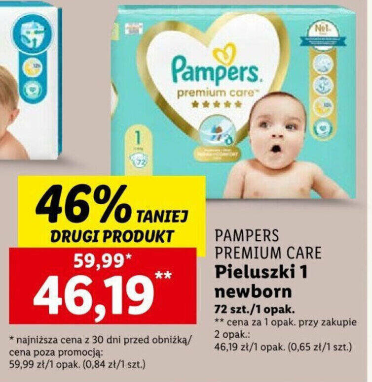 chusteczki pampers newborn