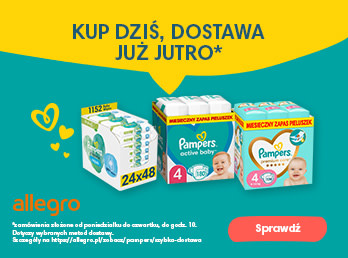 suchy pampers po nocy u dziecka