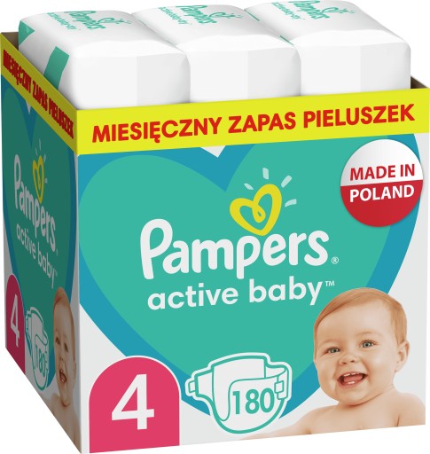 pampers 4 34szt