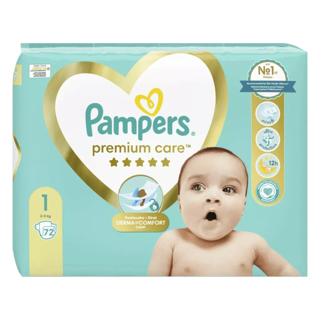 pampers premium care 1 88 sztuk cena