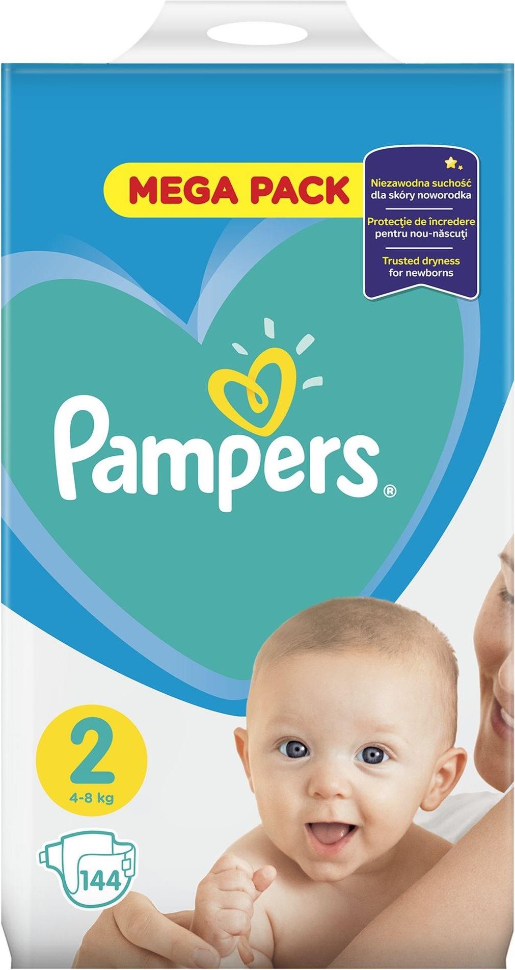 paczka pieluchy pampers care 4 160 szt