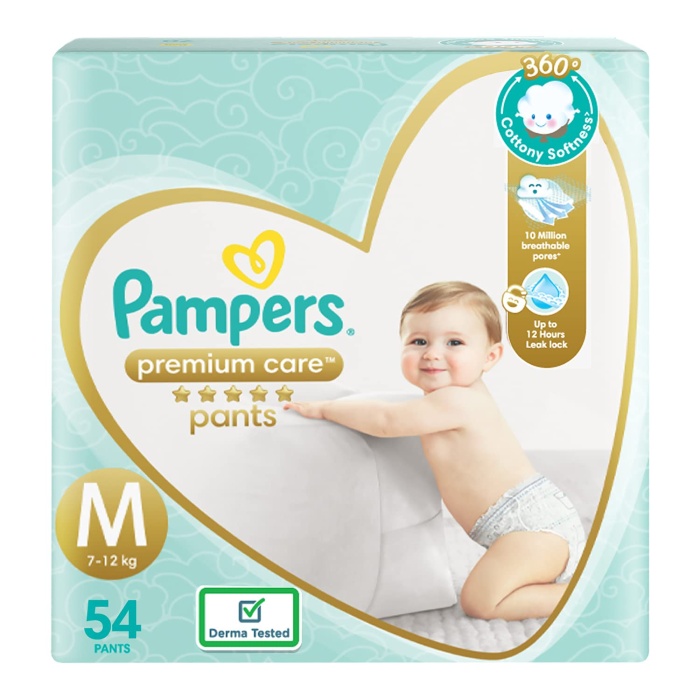 pampers size transparent