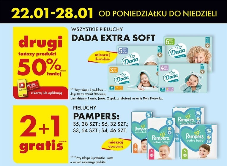 pieluchomajtki pampers jaki rozmiar