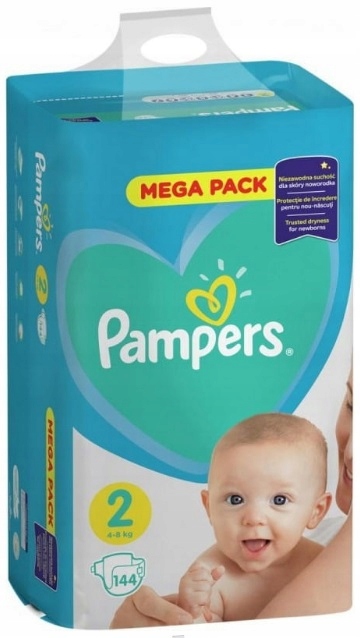 pampers care 2 male opakowanie