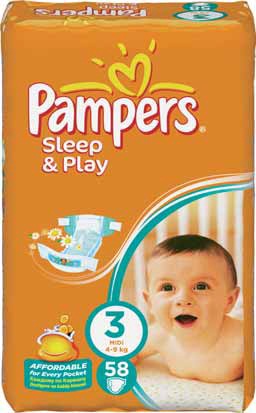 pieluchy 1 new baby pampers