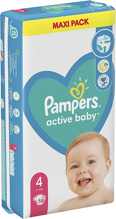 pampers avtive baby4 90szt