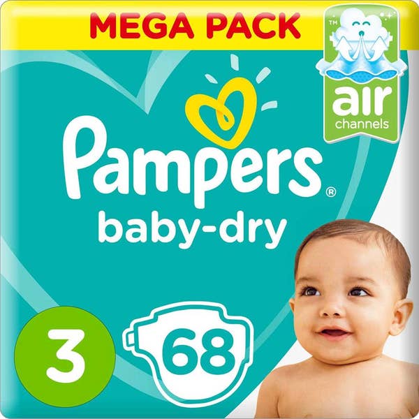 pampers active baby-dry pieluchy 4 maxi 8-14 kg 64 szt