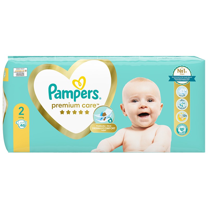 pieluchy pampers premium care 1 newborn pieluchy 2 mini 168szt