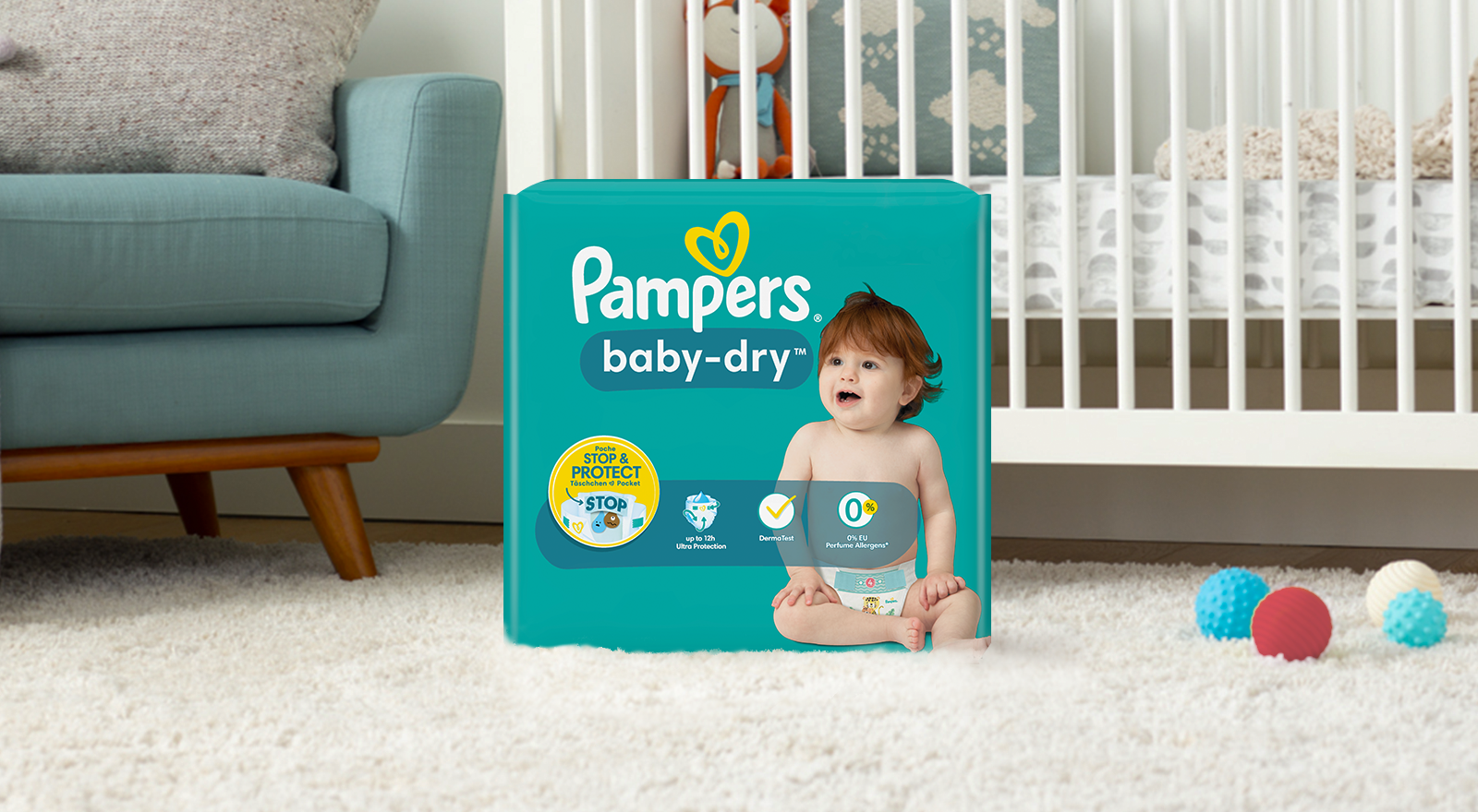 pampers active baby 5 pieluchy pieluszki 156szt