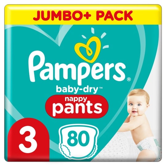 pampers size 3 monthly pack