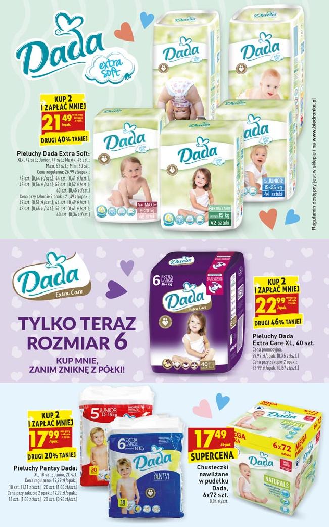 chusteczki nawilżane dada naturals