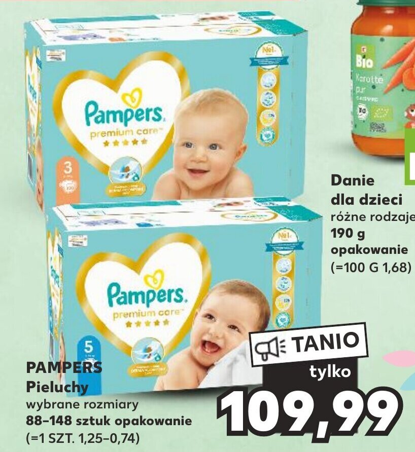 pieluchy pampers 200szt