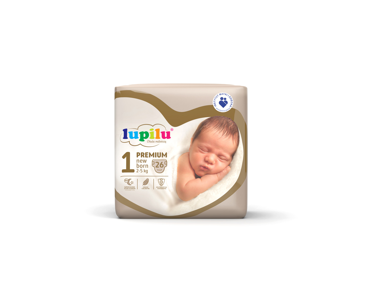 pampers premium care 1 barwiące na niebiesko