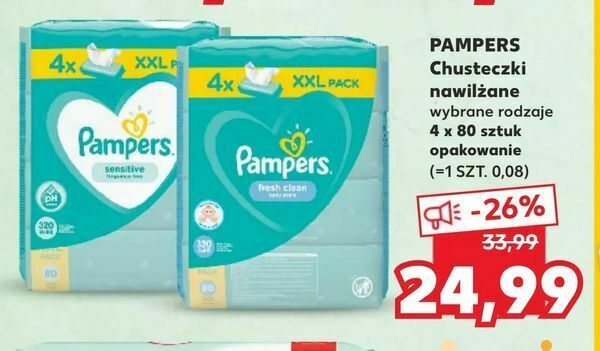 chusteczki nawilżane pampers rodzaje