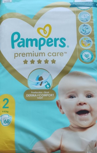 ampers new baby-dry pieluchy 1 newborn 43szt pieluszki