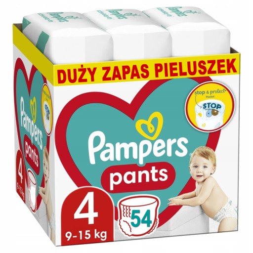 pieluchy pantsy inna firma.nuz pampers