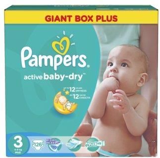 pampers 6 active baby dry 42 szt