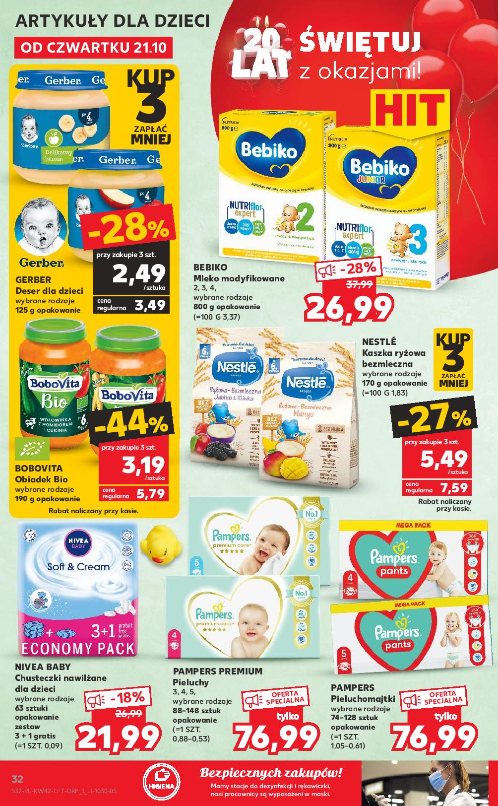 pampers 32 tydzień