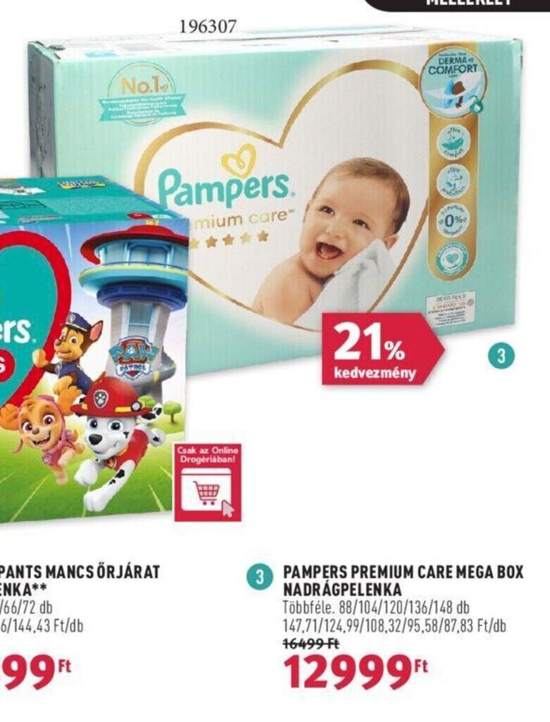 pampers mini 2 80 szt