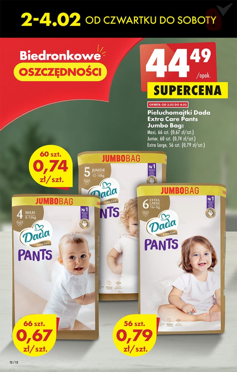 pieluchomajtki kaufland promocja