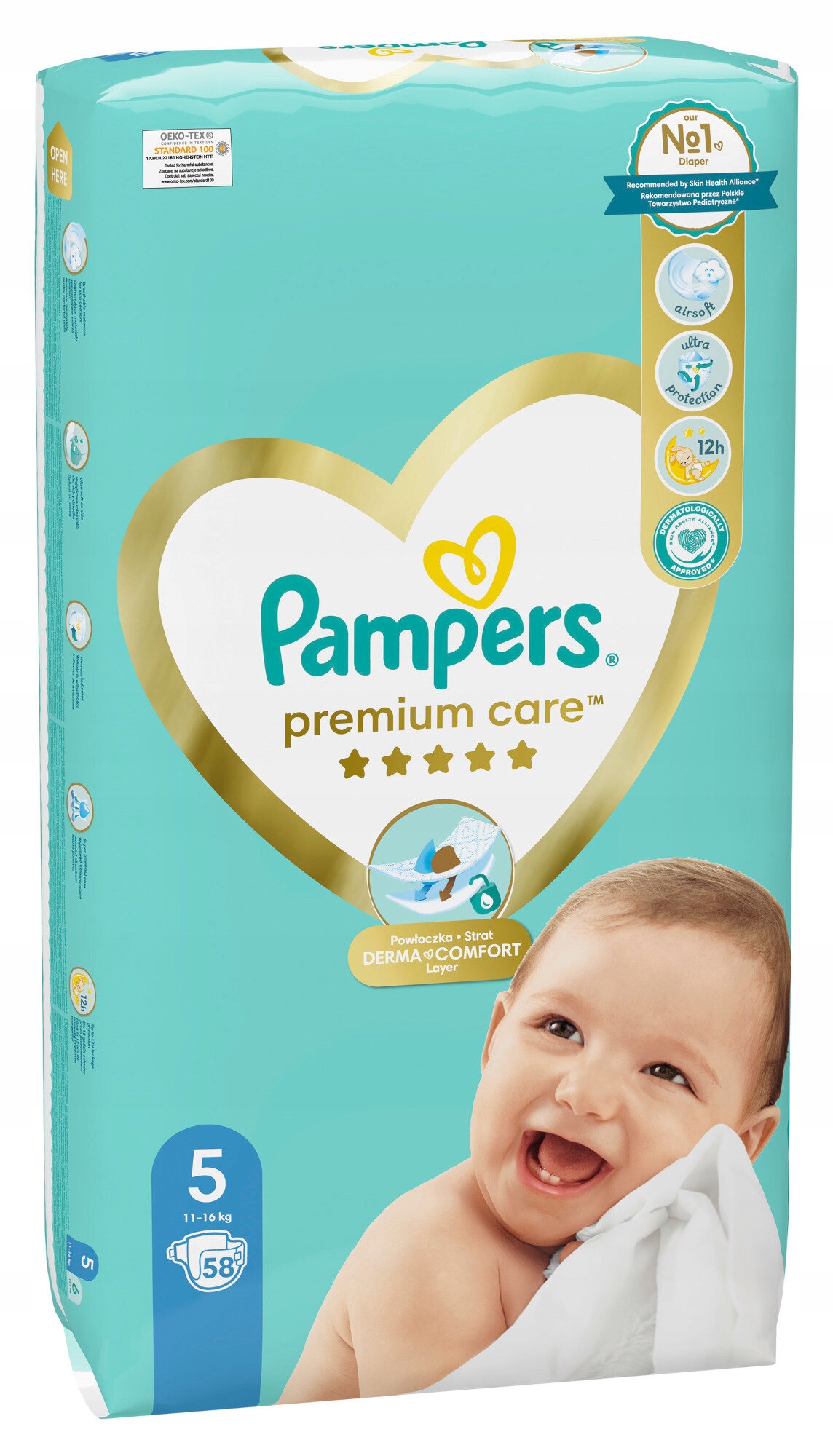 pampers natural clean 6x64