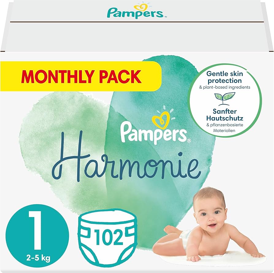 monthly pack pampers transparent