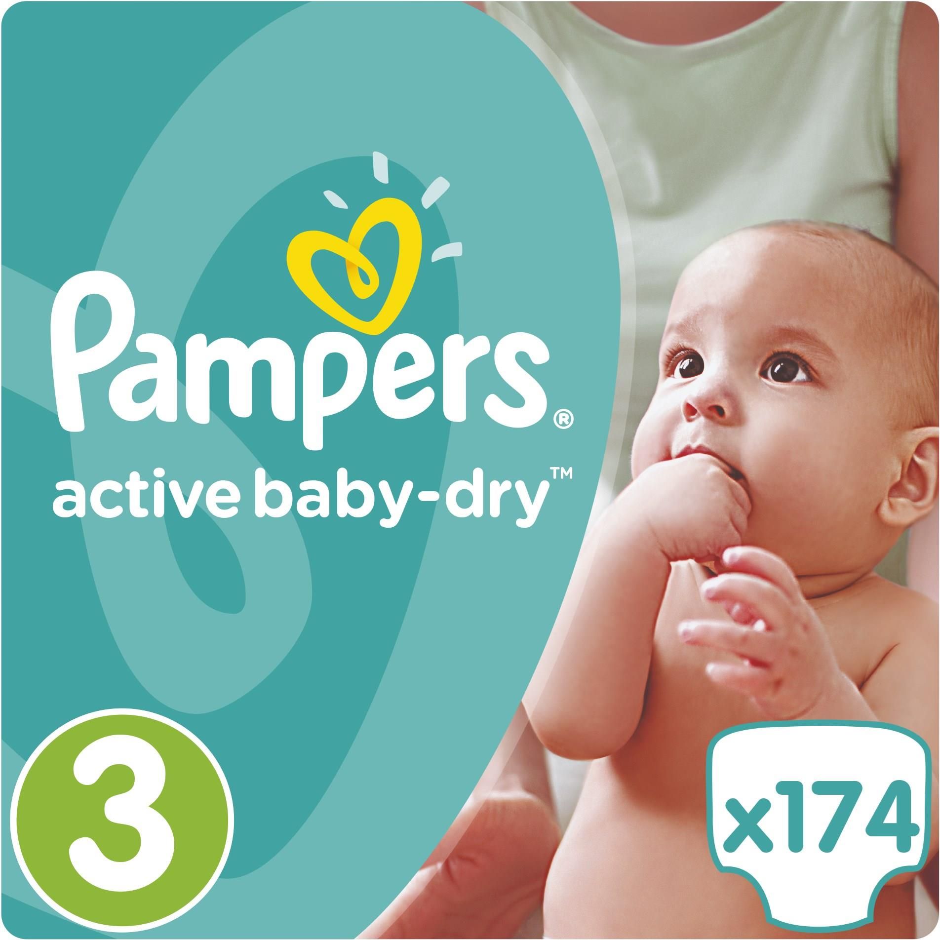 pampers active baby 3 174