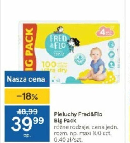 4 pak chusteczki pampers