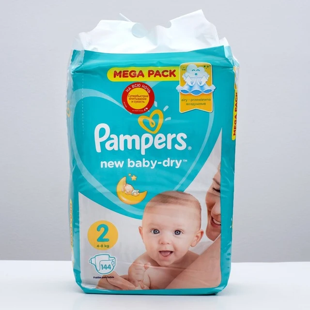 pampers new baby-dry pieluchy nr 2