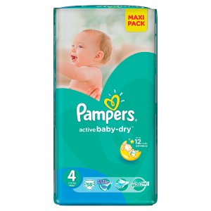 pampers active baby 108 szt