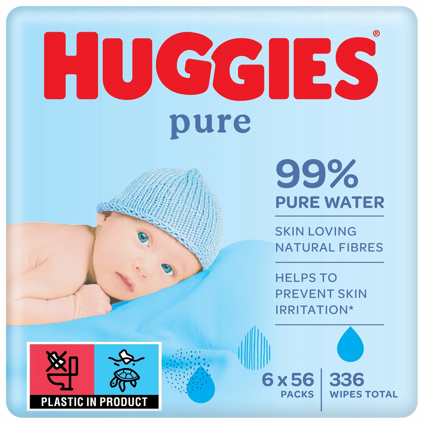 huggies chusteczki pure 56