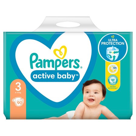 pampers pieluchy active baby 3 midi 174 sztuk