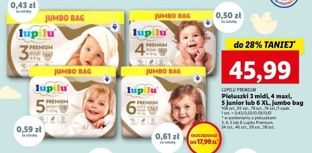 pampers premium care czy dada