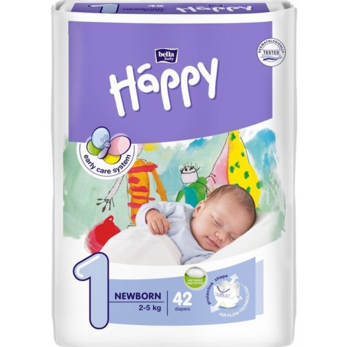 pampers newborn 2-5 78 allegro