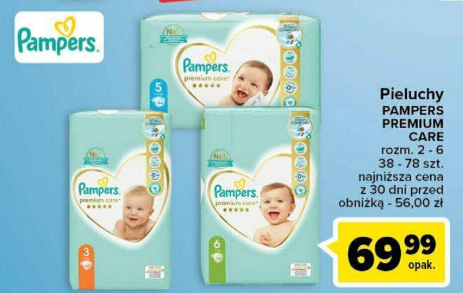 pampers premium care 4 ceny