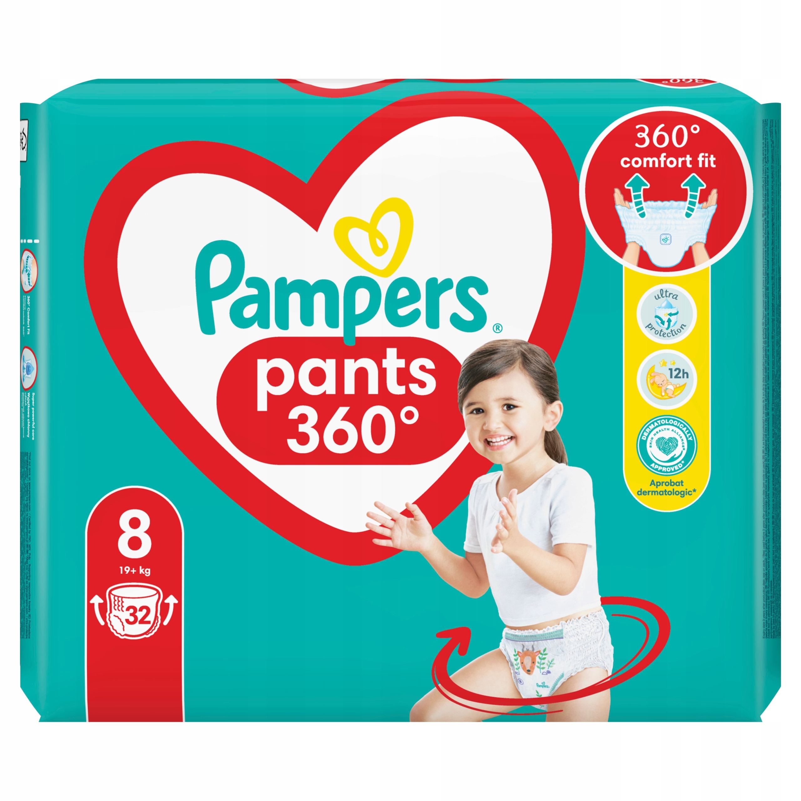 pieluchy pampers zółte