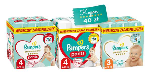 pieluchomajtki pampers 4 maxi 100 sztuk