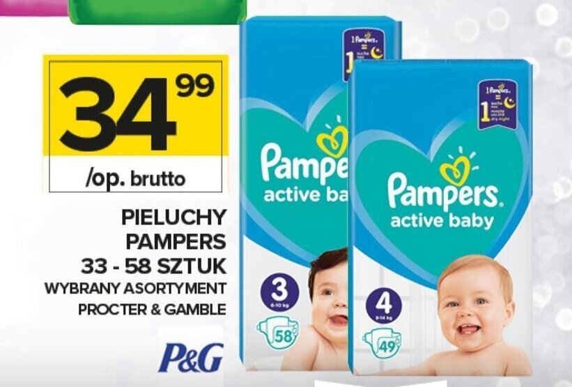 pampers pieluchomajtki ceneo