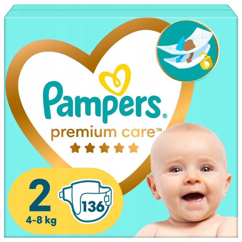 pieluchomajtki pampers 4 plaster z tyłu